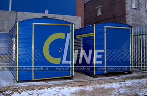 Дизельные электростанции Cline СС500 в контейнерном исполнении для производственного предприятия