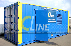 Дизельная электростанция Cline СС500 в контейнерном исполнении для торгово-развлекательного комплекса