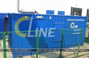 Дизельная электростанция Cline CV250 в контейнерном исполнении для производственного предприятия