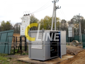 Дизельная электростанция CLine CC130 в мини-контейнере для коттеджного поселка «Тушков Городок»