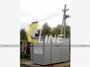 Дизельная электростанция CLine CC130 в мини-контейнере для коттеджного поселка «Тушков Городок»