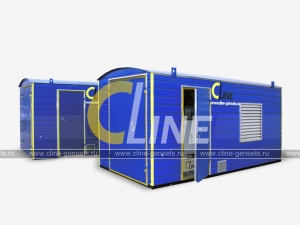 Дизельная электростанция Cline СС500 в контейнерном исполнении для производственного предприятия